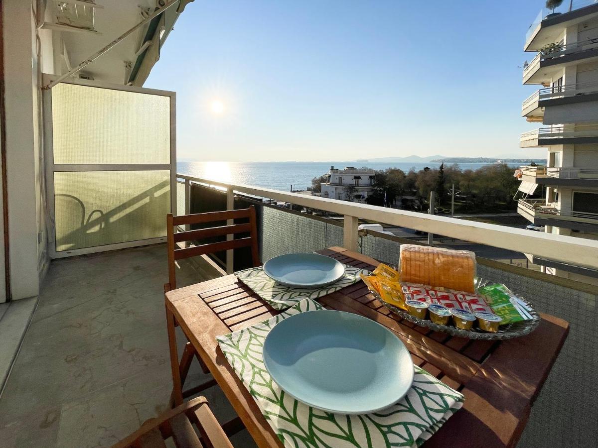 아테네 Eolou Sea View 60Sqm Apt In Paleo Faliro 아파트 외부 사진